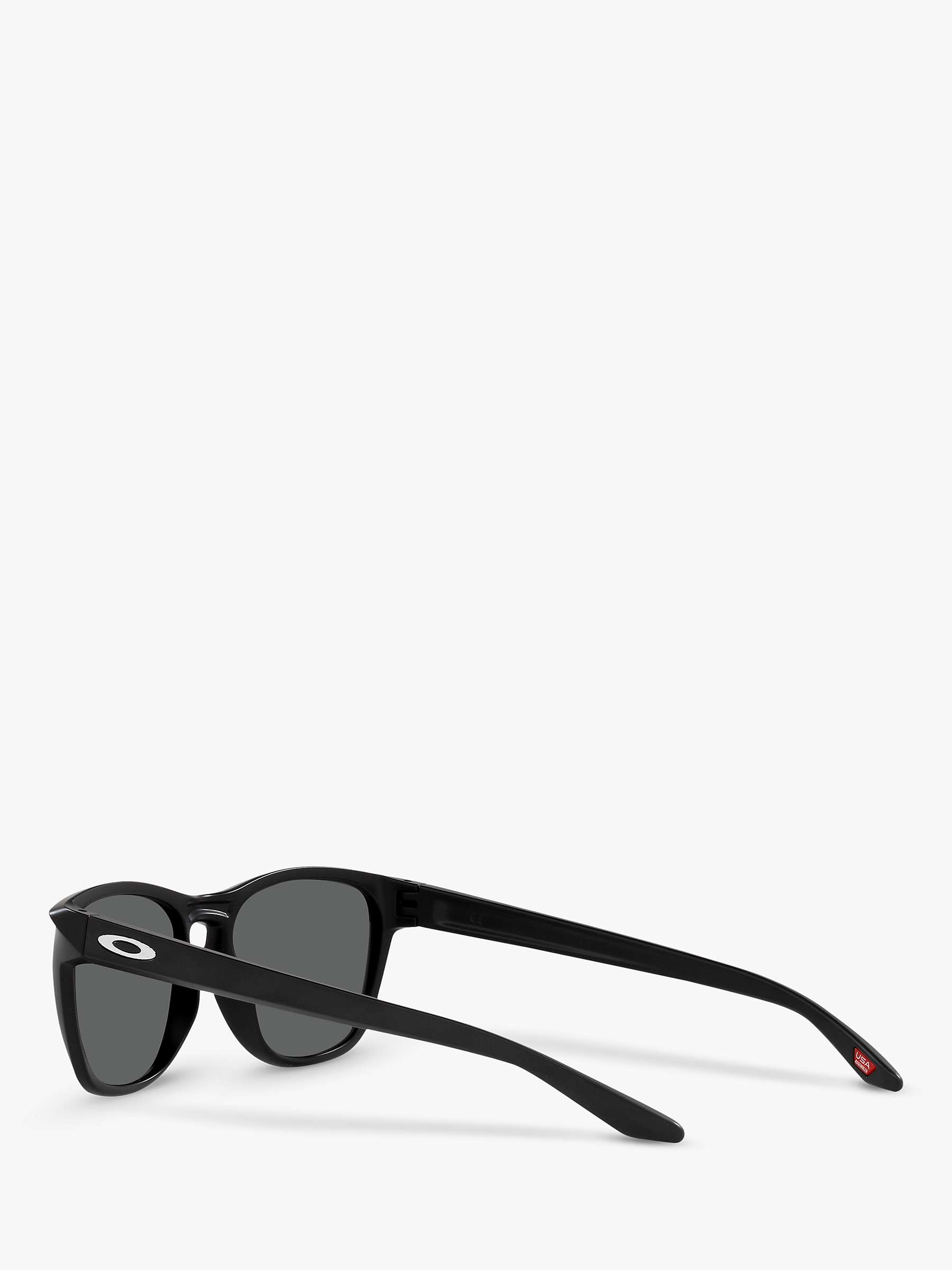 Buy Oakley OO9479 Men's Manorburn Prizm Polarised Square Sunglasses, Matte Black/Grey Online at johnlewis.com