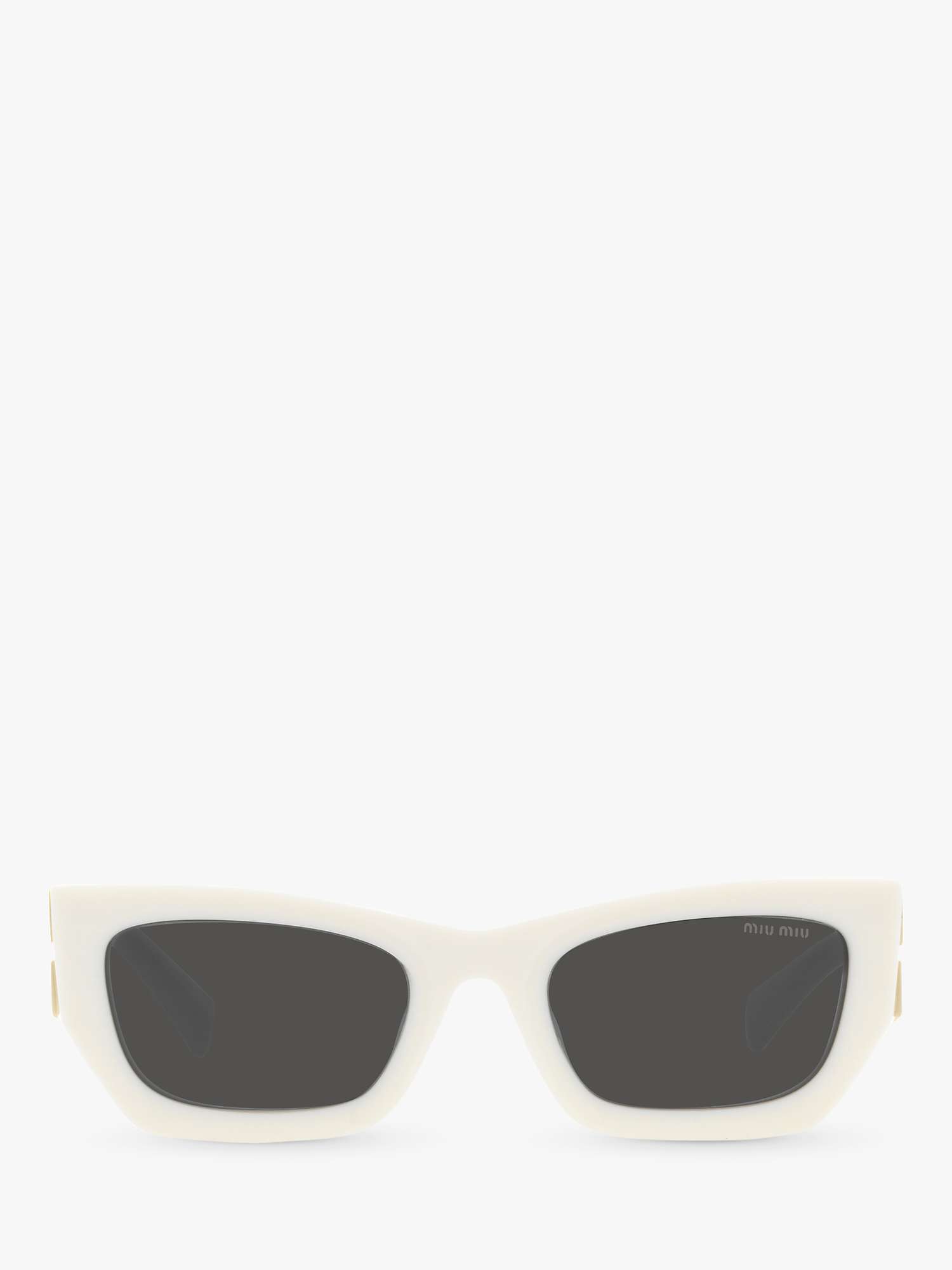 Buy Miu Miu MU 09WS Women's Rectangular Sunglasses Online at johnlewis.com