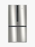 Siemens iQ300 KF96NVPEAG Freestanding 65/35 French Fridge Freezer, Stainless Steel