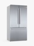 Bosch Series 8 KFF96PIEP Freestanding 70/30 French Fridge Freezer, Stainless Steel Inox