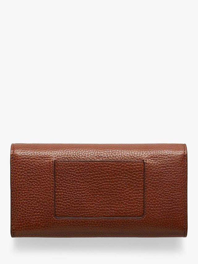 Mulberry Darley Small Classic Grain Leather Wallet, Oak