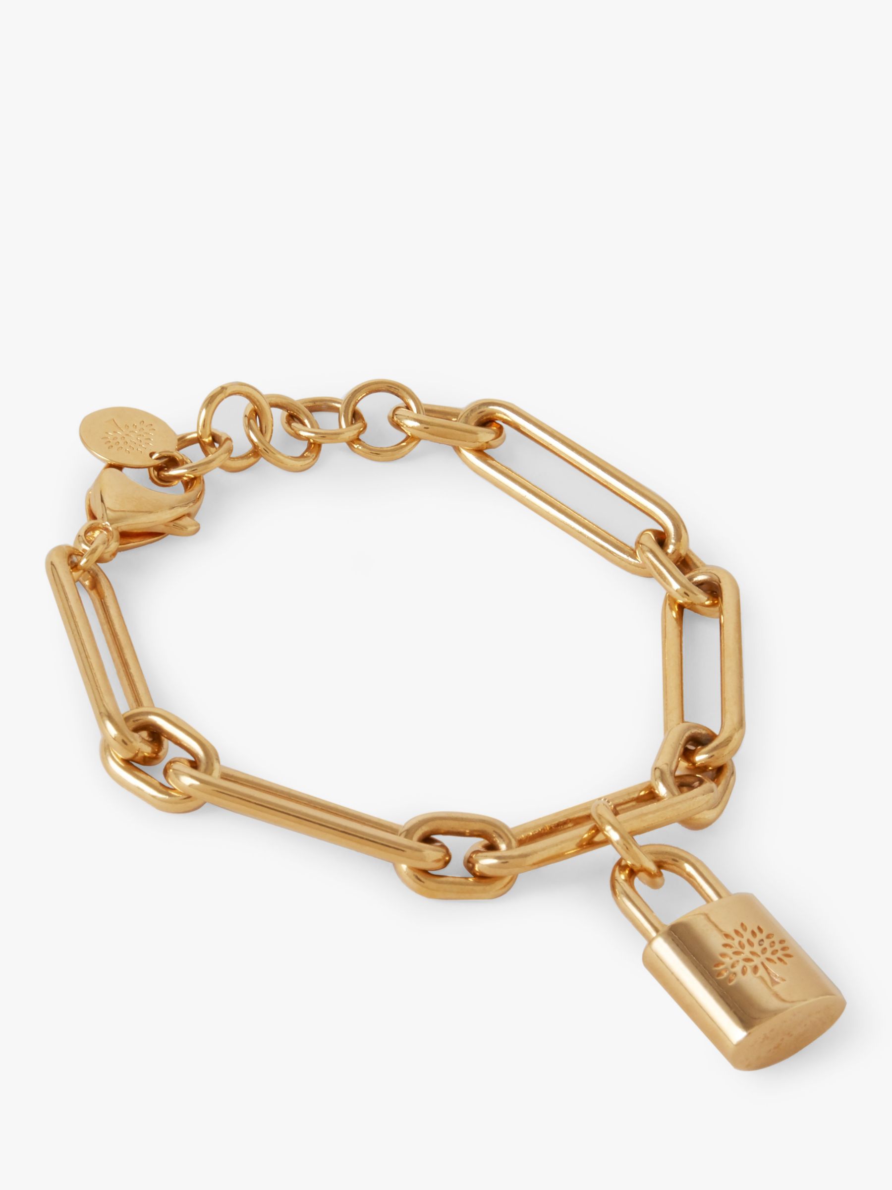 Mulberry Padlock Bracelet, Gold Small