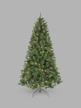 John Lewis Pre-lit Hard Needle Christmas Tree, 7ft
