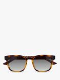 Ted Baker Men's Surf Rectangular Sunglasses, Gloss Classic Tortoise