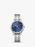 Citizen EM0500-73L Women's Eco-Drive Bracelet Strap Watch, Silver/Blue