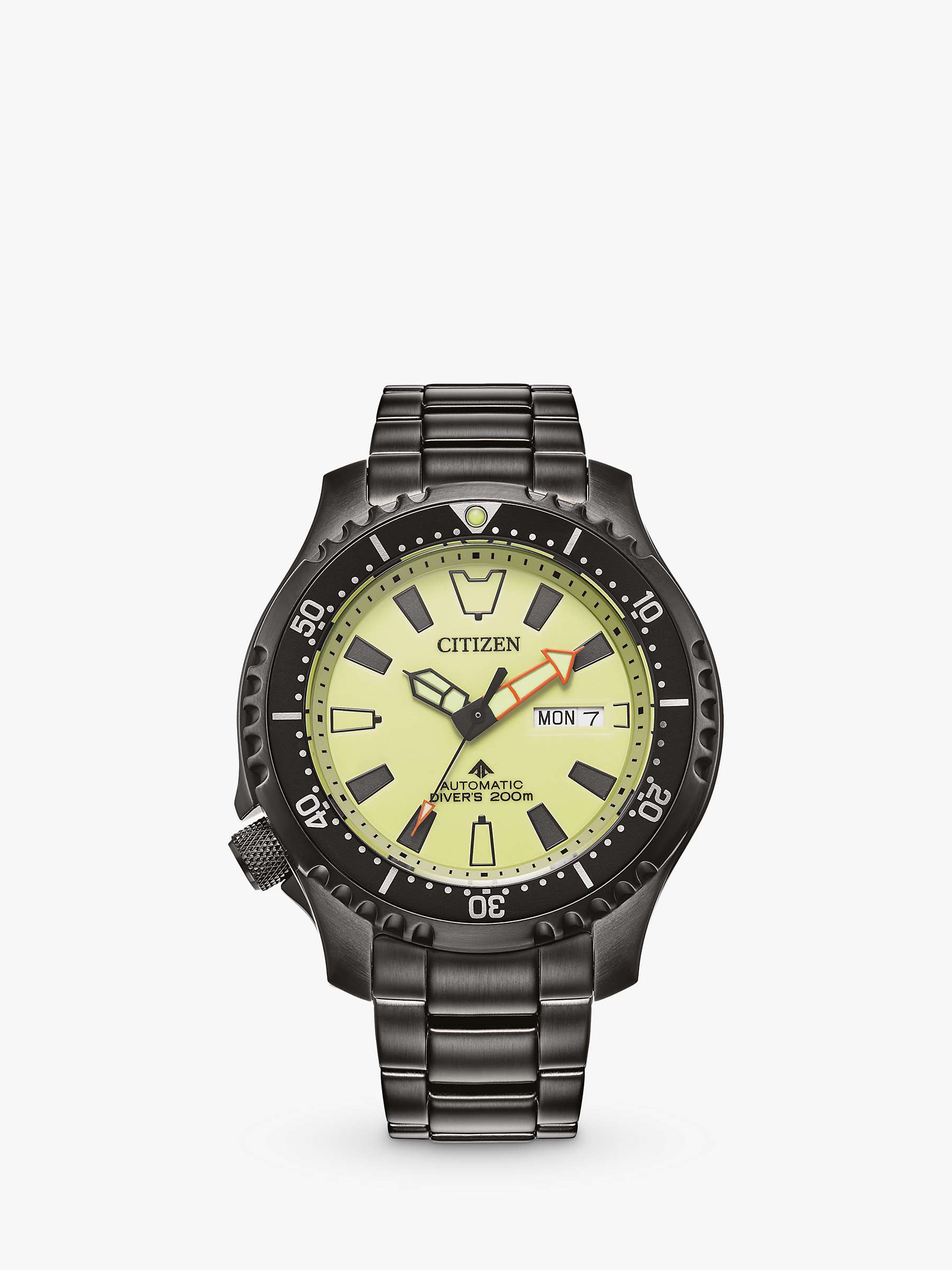 Buy Citizen Men's Promaster Diver Automatic Day Date Bracelet Strap Watch Online at johnlewis.com