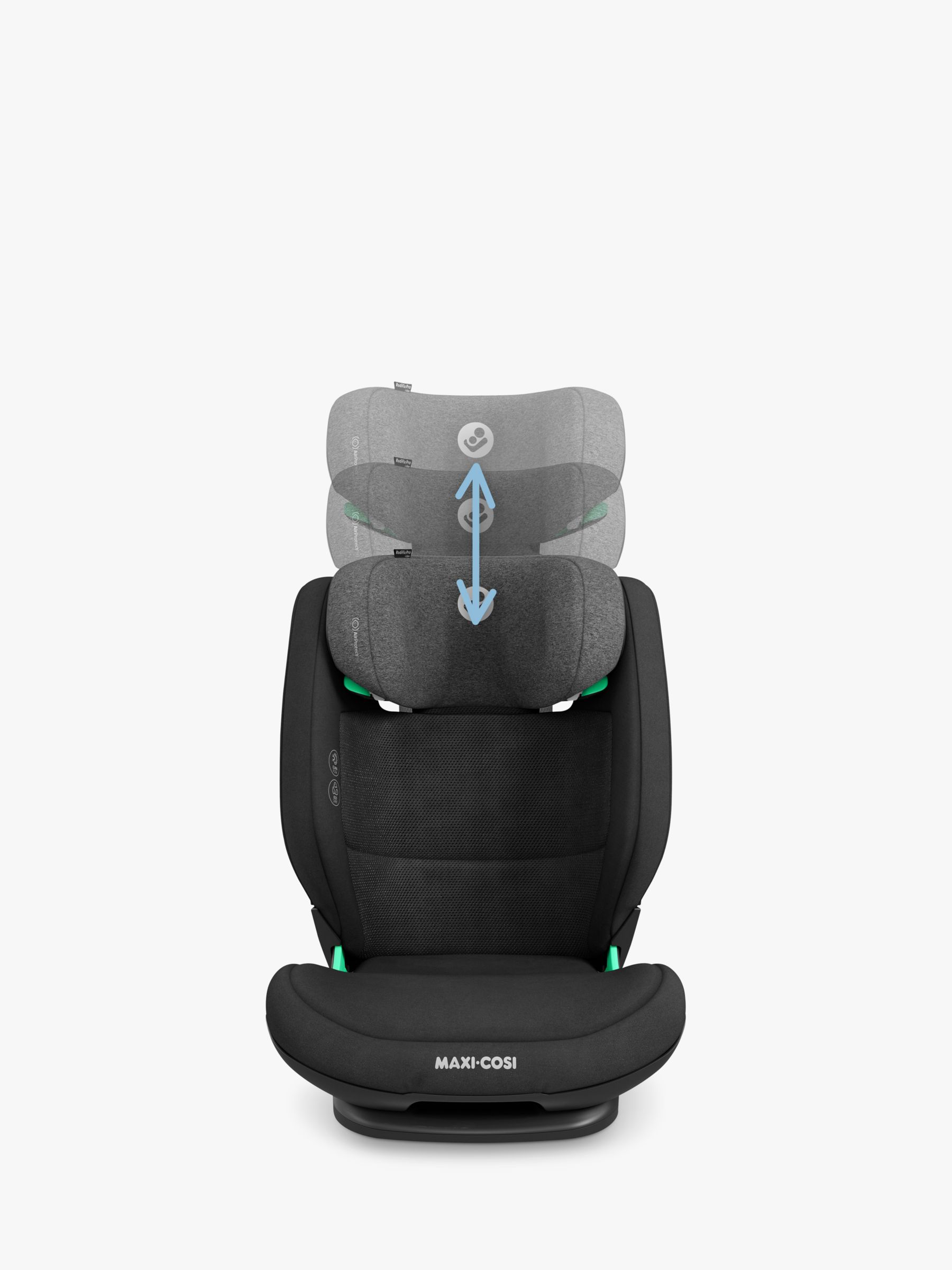 Maxi-Cosi RodiFix Pro AirProtect i-Size Car Seat, Authentic Black