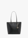 DKNY Bryant North South Leather Tote Bag, Black