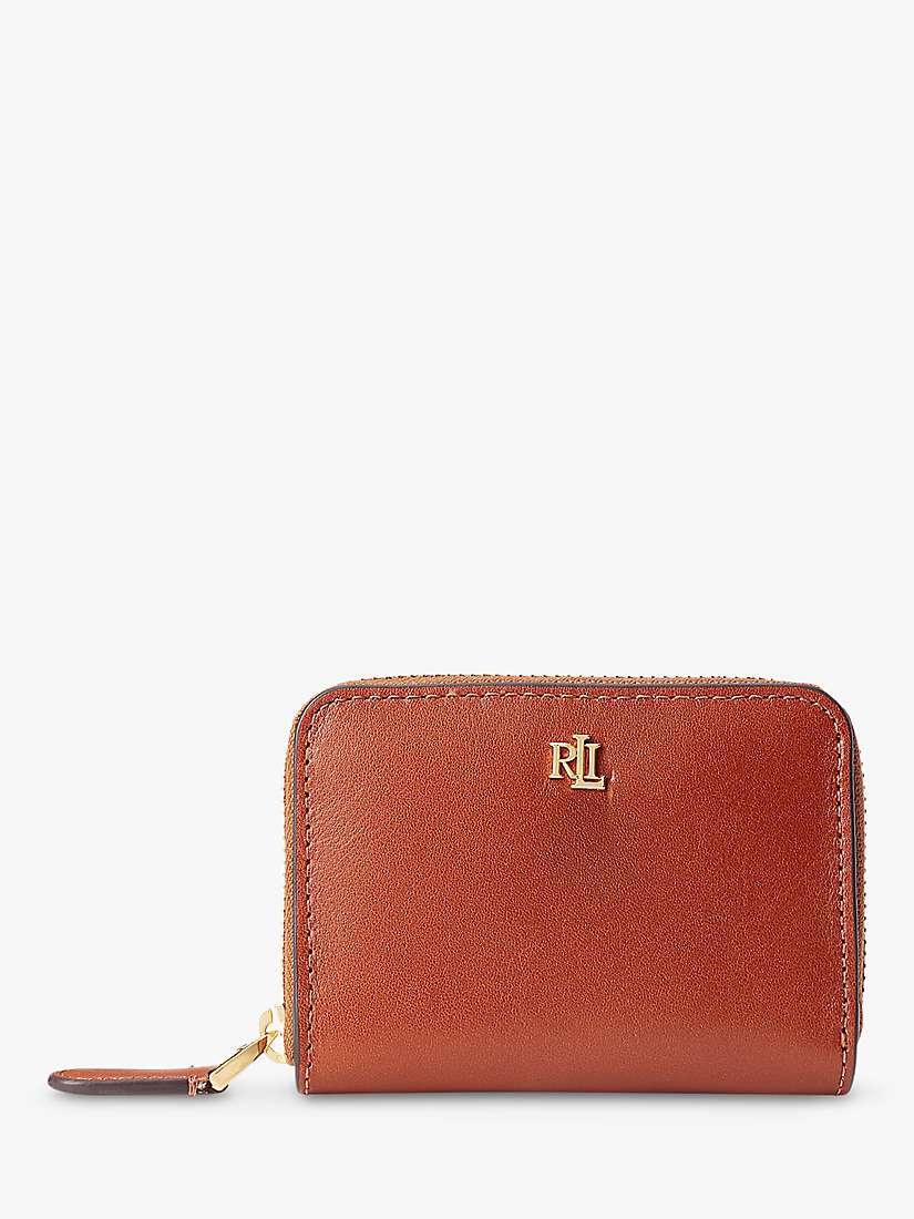 Buy Lauren Ralph Lauren Small Leather Zip Around Wallet Online at johnlewis.com