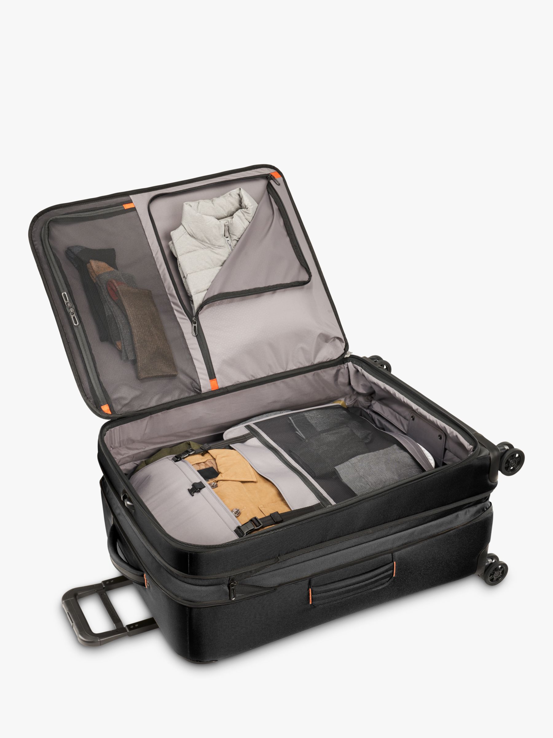 Briggs & Riley ZDX 4-Wheel 74cm Expandable Large Suitcase, Black