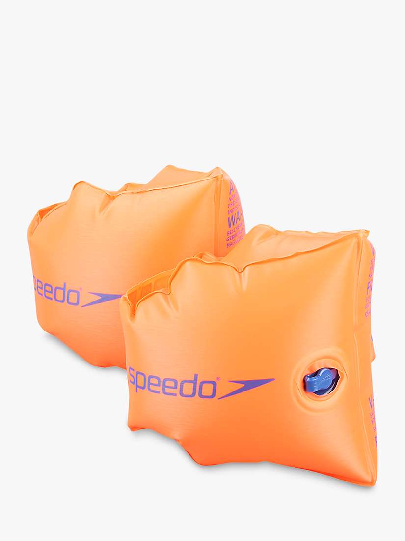 Buy Speedo Kids' Roll Up Armbands, Orange Online at johnlewis.com