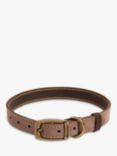 Barbour Leather Dog Collar, Mid Brown, M