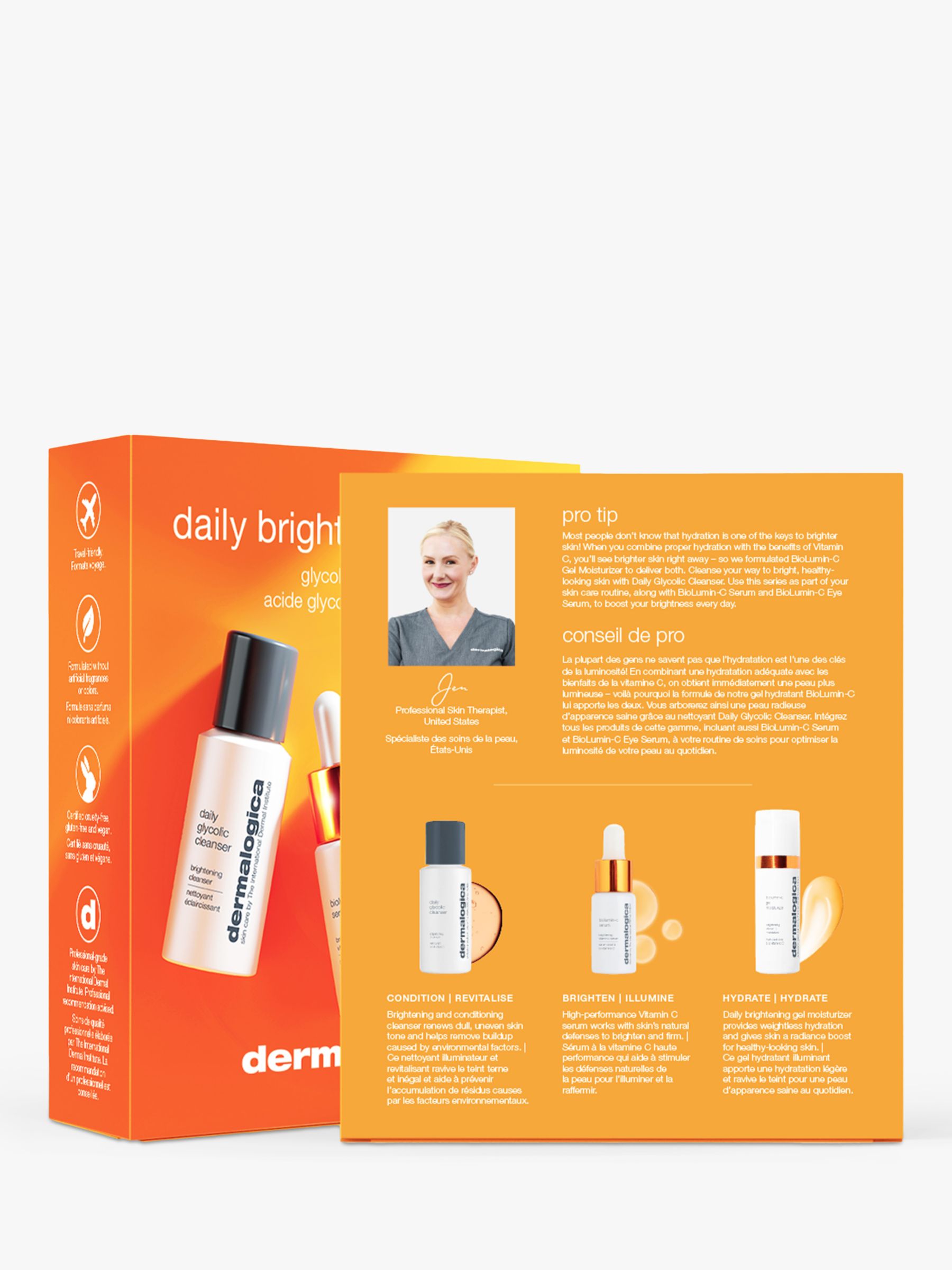 Dermalogica Daily Brightness Booster Kit Skincare Gift Set 6