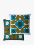 Orla Kiely Flower Tile Cushion, Medium