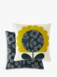 Orla Kiely Spot Flower Cushion, Slate