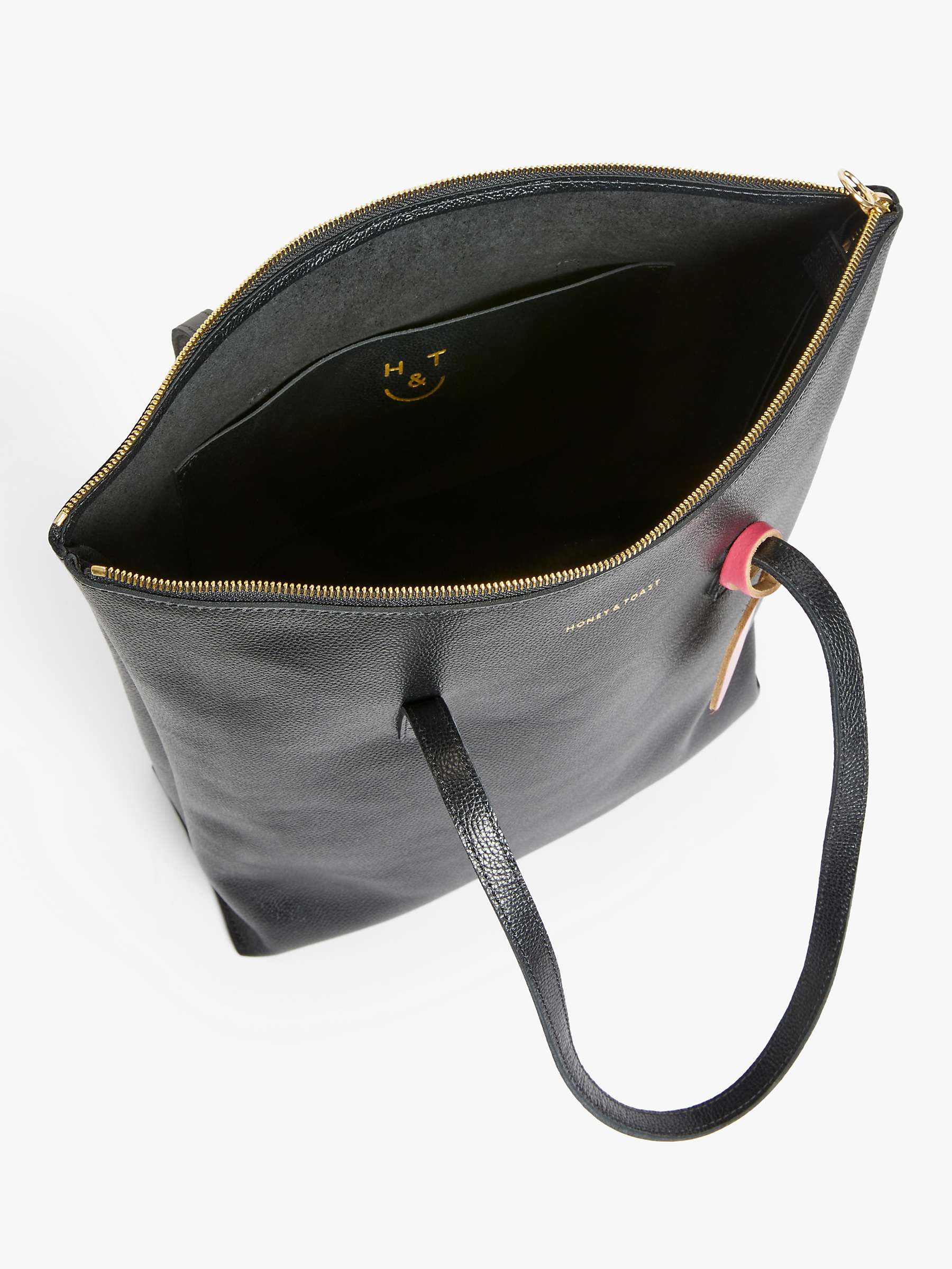 Buy Honey & Toast Gracie Leather Tote Bag Online at johnlewis.com