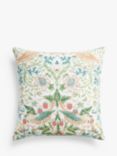 Morris & Co. Strawberry Thief Cushion, Cochineal/Willow