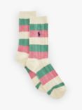 Ralph Lauren Striped Cable Knit Crew Socks, Multi