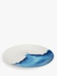 Rick Stein Coves of Cornwall Bone China Round Platter, 36cm, Blue/White