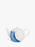 Rick Stein Coves of Cornwall Bone China Teapot, 1.35L, Blue/White