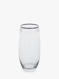 Dartington Crystal Gatsby Glass Highball, Set of 2, 470ml, Clear