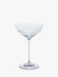 Dartington Crystal Twilight Cocktail Saucer Champagne Glass, Set of 2, 330ml, Clear
