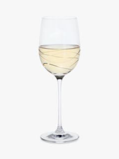Dartington Crystal Twilight Wine Glass, Set of 2, 450ml, Clear