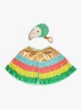 Meri Meri Children's Parrot Fringed Cape Costume, 3-6 years