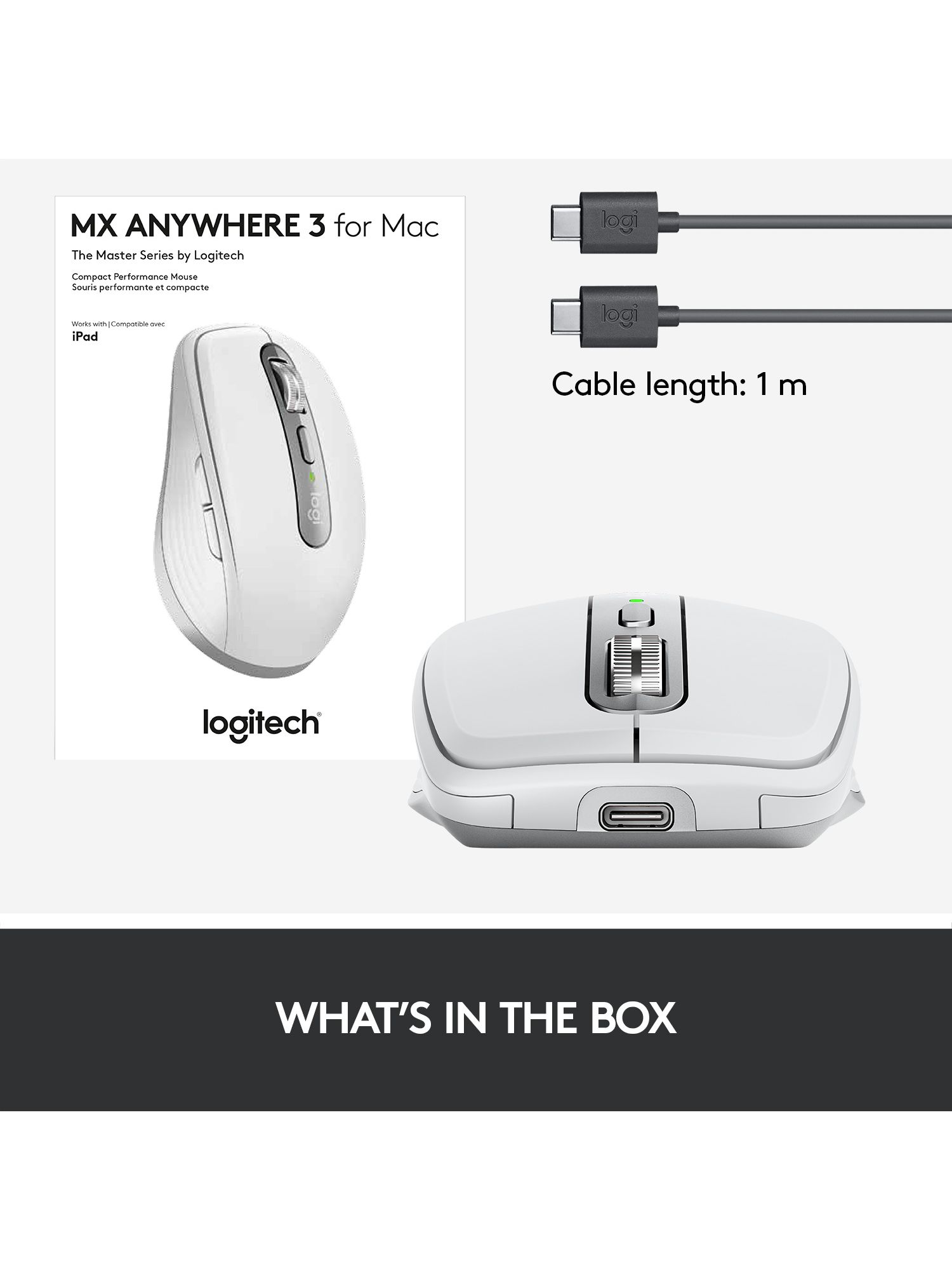 Logitech MX Anywhere 3 for Business – Wireless Mouse
