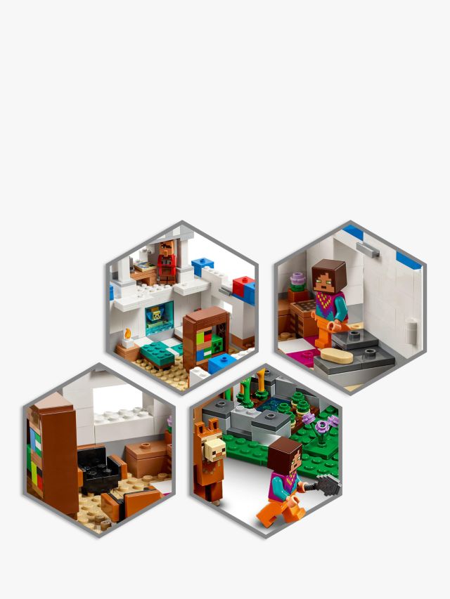 LEGO 21188 Le village Lama - LEGO Minecraft - BricksDirect Condition  Nouveau.