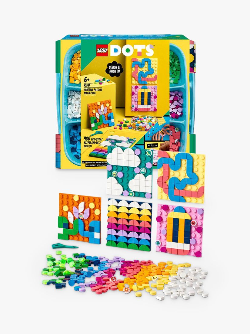 LEGO® DOTS 41957 Adhesive Patches Mega Pack review + MOC with part 80319
