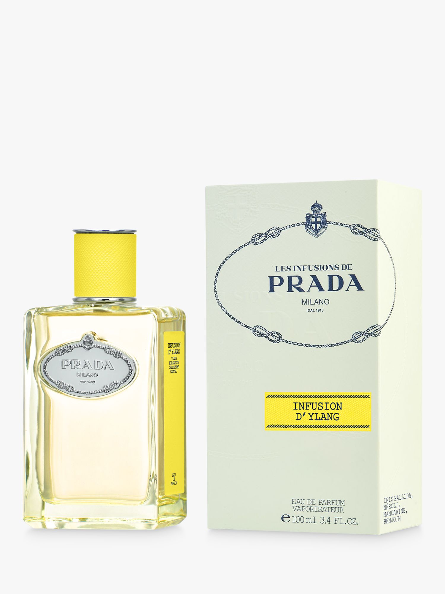 Prada Les Infusions de Prada d'Ylang Eau de Parfum, 100ml at John Lewis &  Partners
