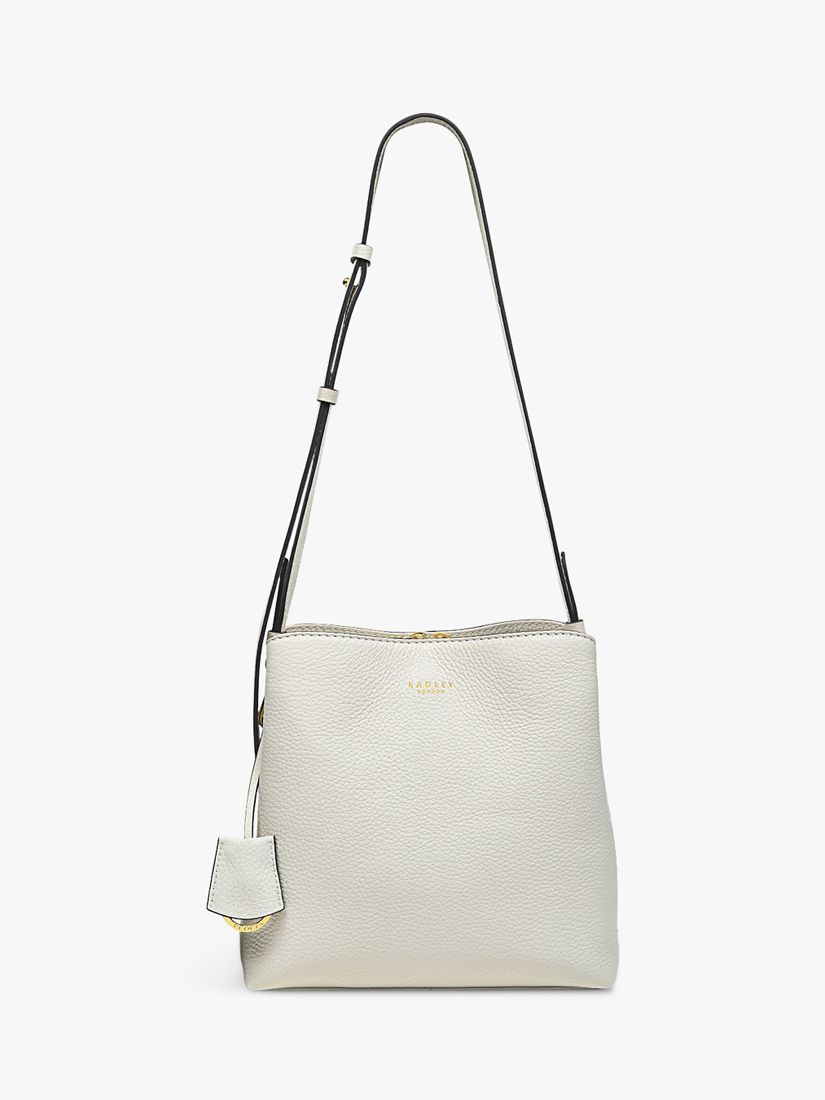 Radley Dukes Place Leather Crossbody Bag in Gray