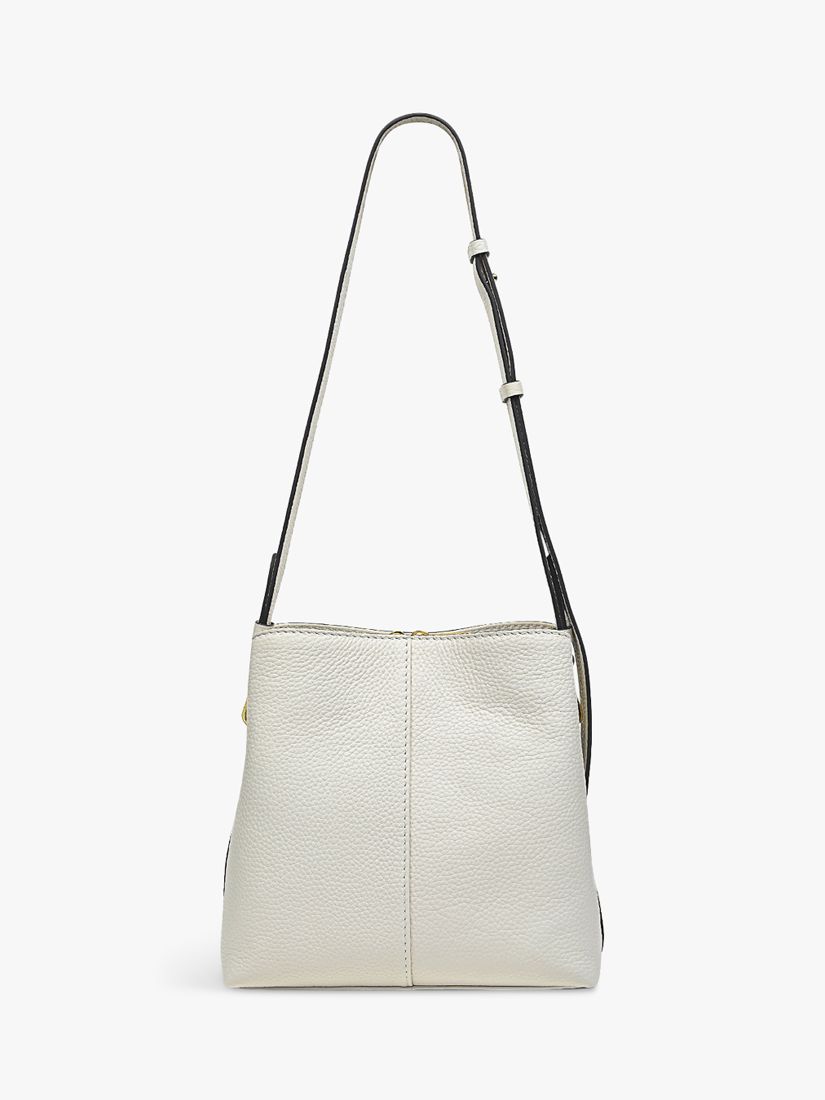 Radley Dukes Place Leather Shoulder Bag, Chalk at John Lewis & Partners