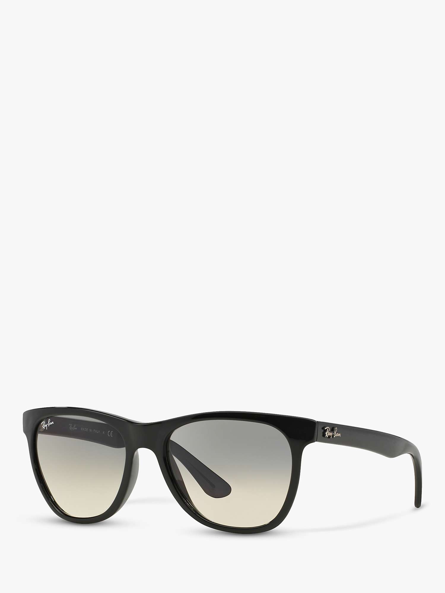 Buy Ray-Ban RB4184 Men's Square Sunglassess, Black/Grey Online at johnlewis.com