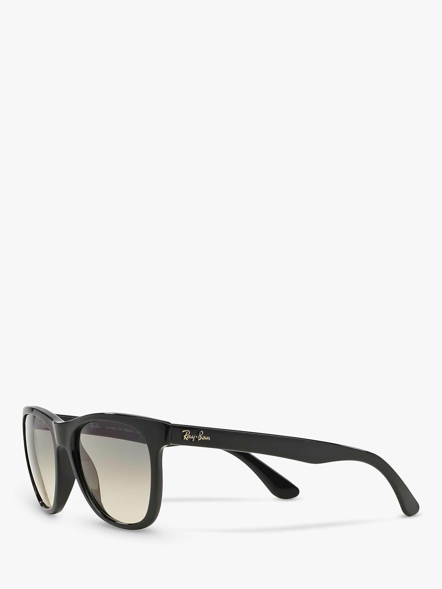 Buy Ray-Ban RB4184 Men's Square Sunglassess, Black/Grey Online at johnlewis.com
