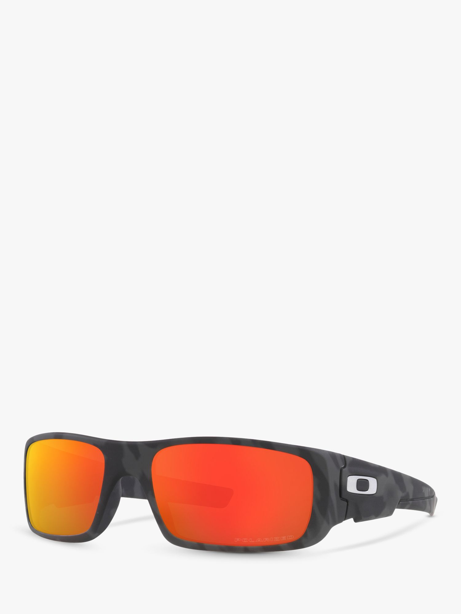 Oakley OO9239 Men's Crankshaft Polarised Rectangular Sunglasses, Matte ...