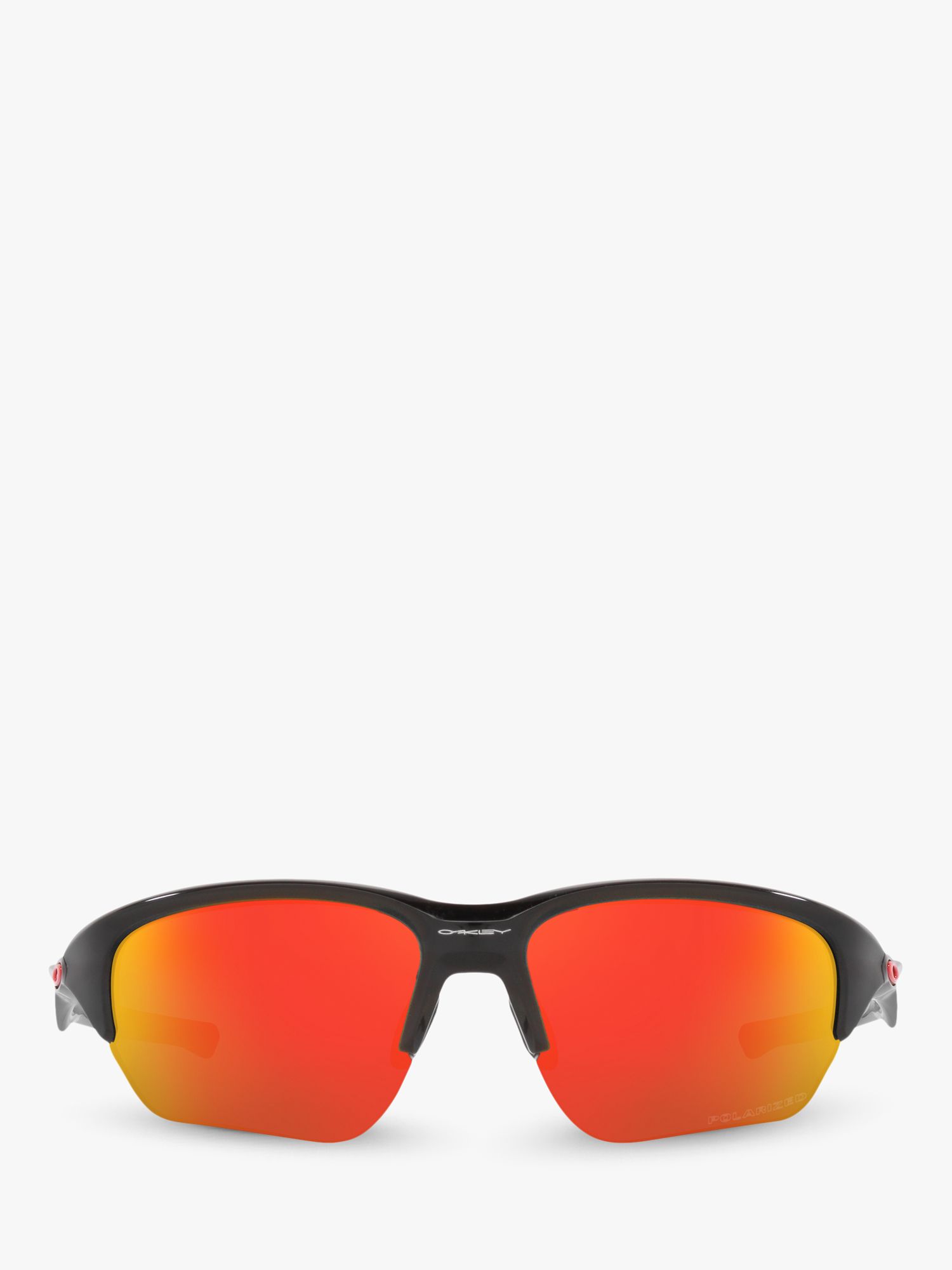 Buy Oakley OO9363 Men's Flak Beta Polarised Rectangular Sunglasses Online at johnlewis.com