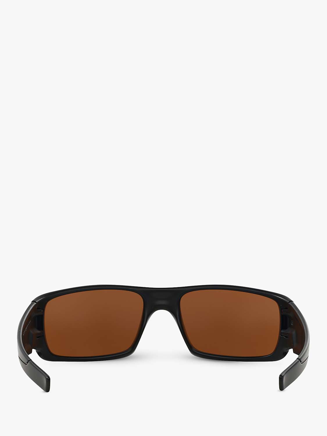 Buy Oakley OO9239 Men's Crankshaft Rectangular Sunglasses, Matte Black/Brown Online at johnlewis.com