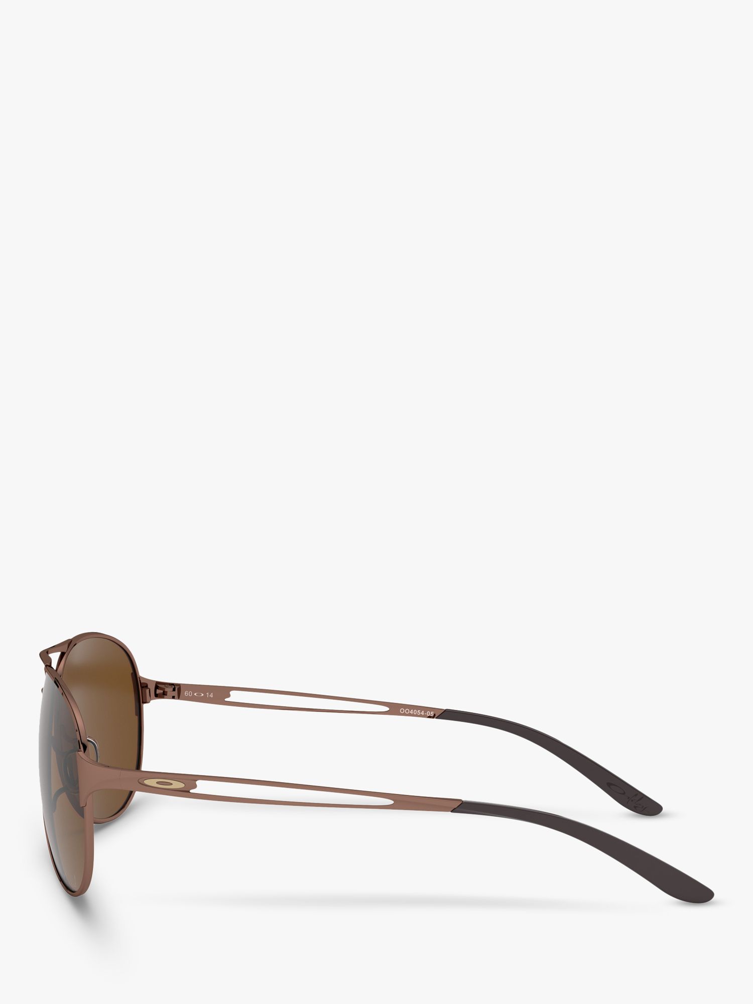 Oakley OO4054 Women's Caveat Polarised Pilot Sunglasses, Brunette/Brown