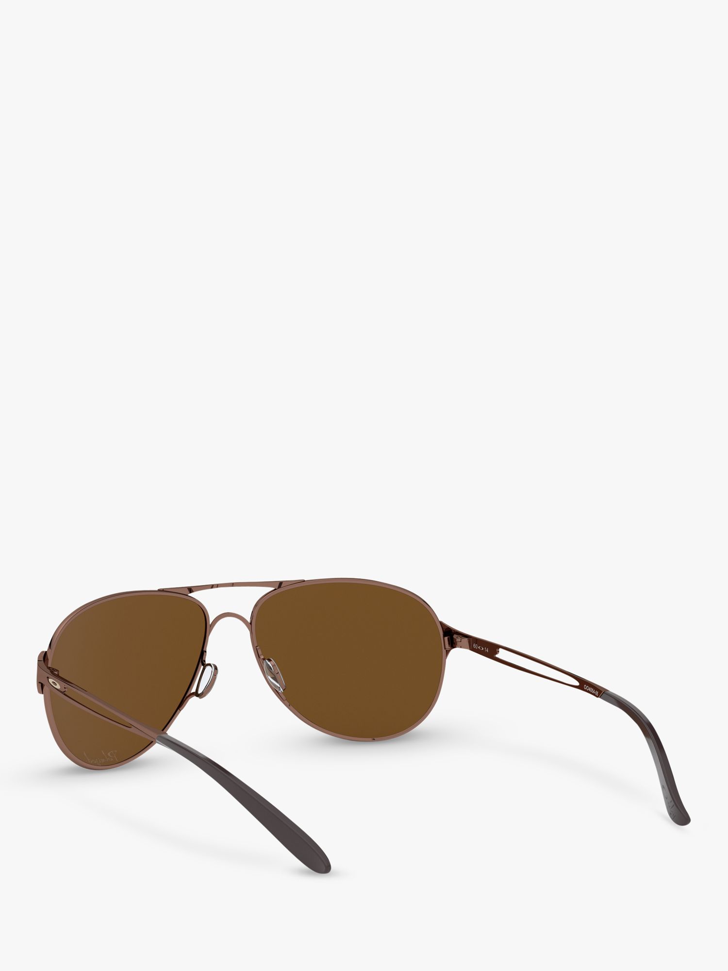 Oakley OO4054 Women's Caveat Polarised Pilot Sunglasses, Brunette/Brown