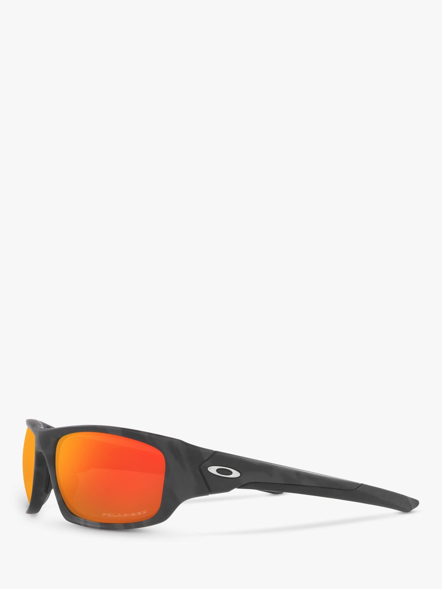 Oakley OO9236 Men's Valve Prizm Rectangular Polarised Sunglasses, Matte ...
