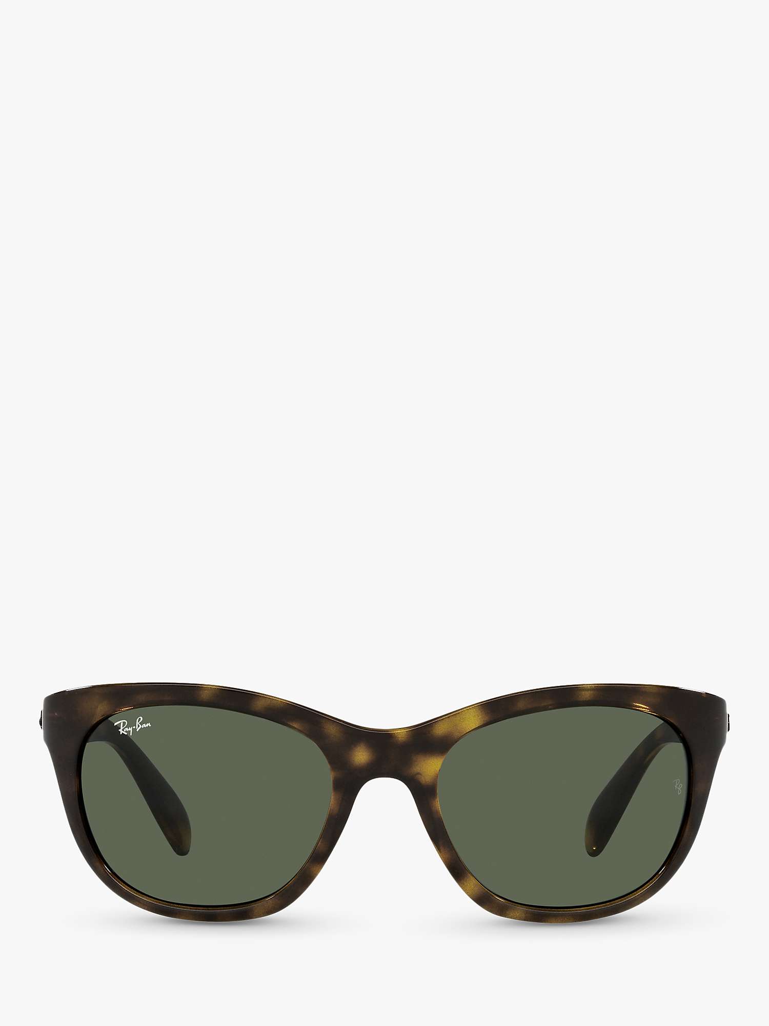 Buy Ray-Ban RB4216 Women's Square Sunglasses, Havana/Green Online at johnlewis.com