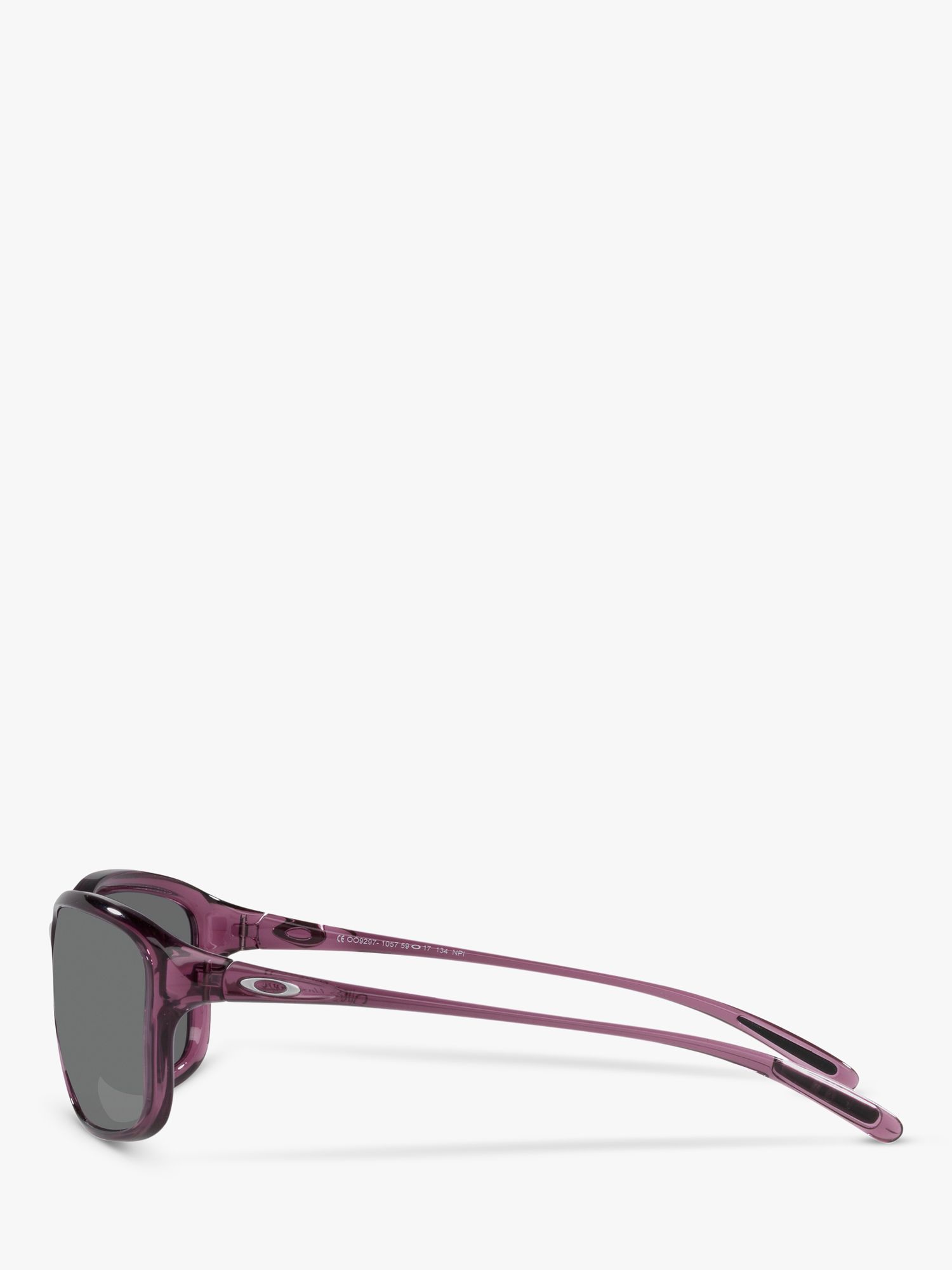 Oakley OO9297 Women's She's Unstoppable Oval Sunglasses, Translucent  Indigo/Grey at John Lewis & Partners