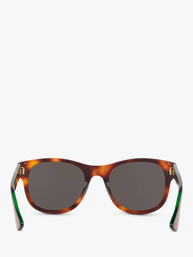 Gucci GG0003SN Men's D-Frame Sunglasses, Brown/Grey