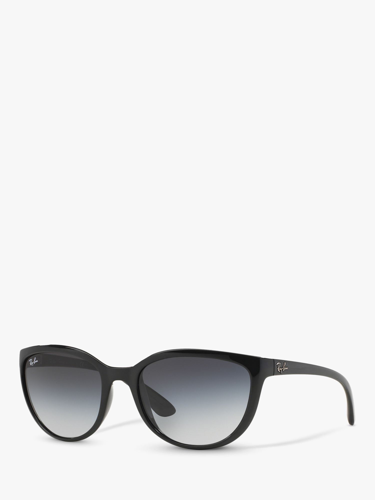 Ray-Ban RB4167 59 Women's Emma Irregular Sunglasses, Black/Grey at John  Lewis & Partners