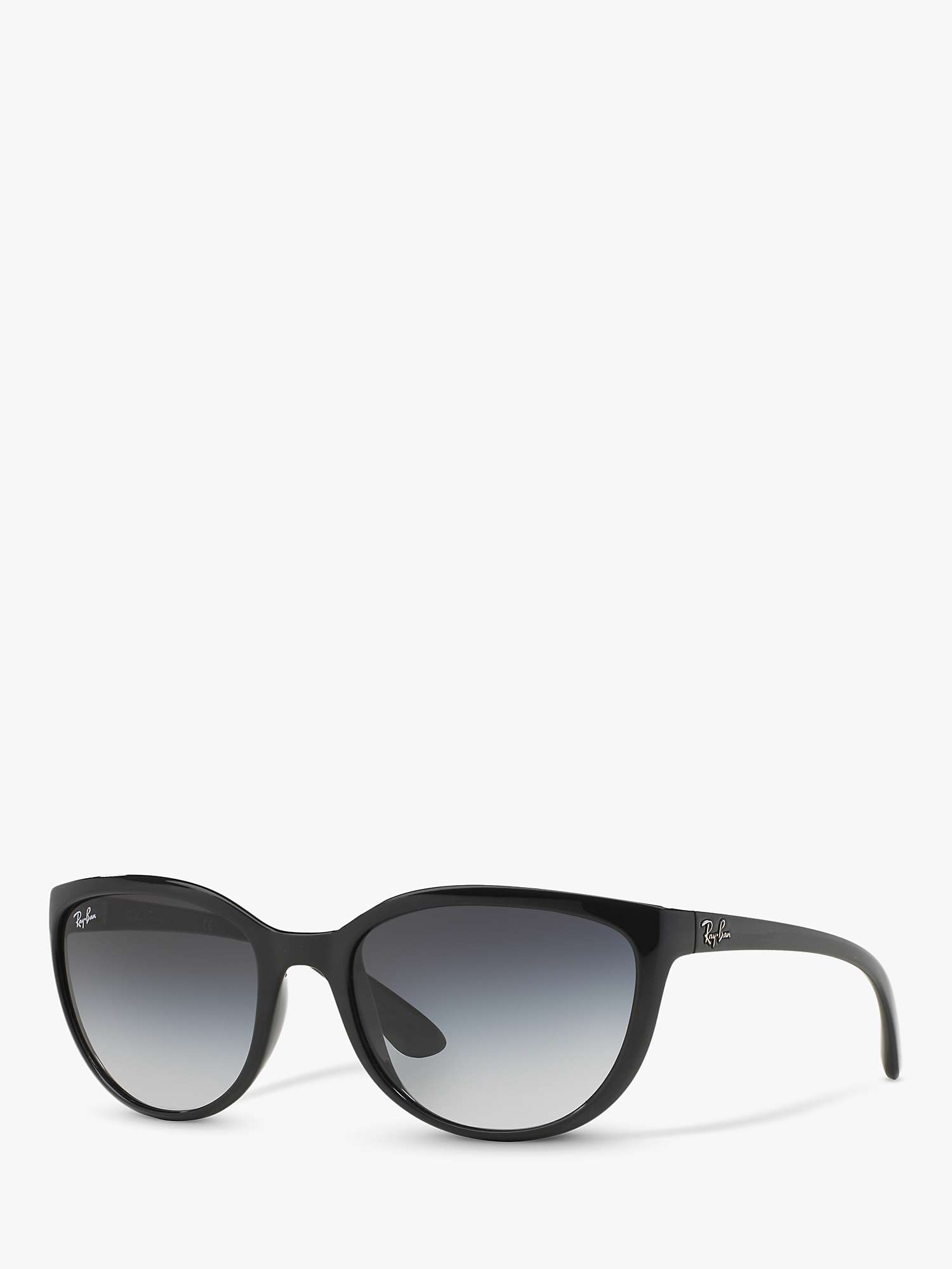 Roest omzeilen Adolescent Ray-Ban RB4167 59 Women's Emma Irregular Sunglasses, Black/Grey at John  Lewis & Partners