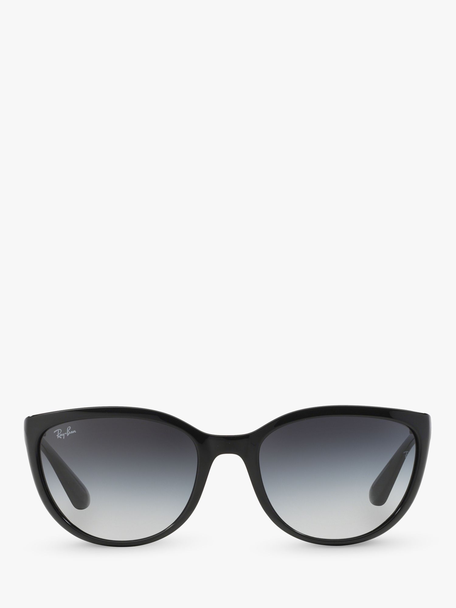 Ray-Ban RB4167 59 Women's Emma Irregular Sunglasses, Black/Grey