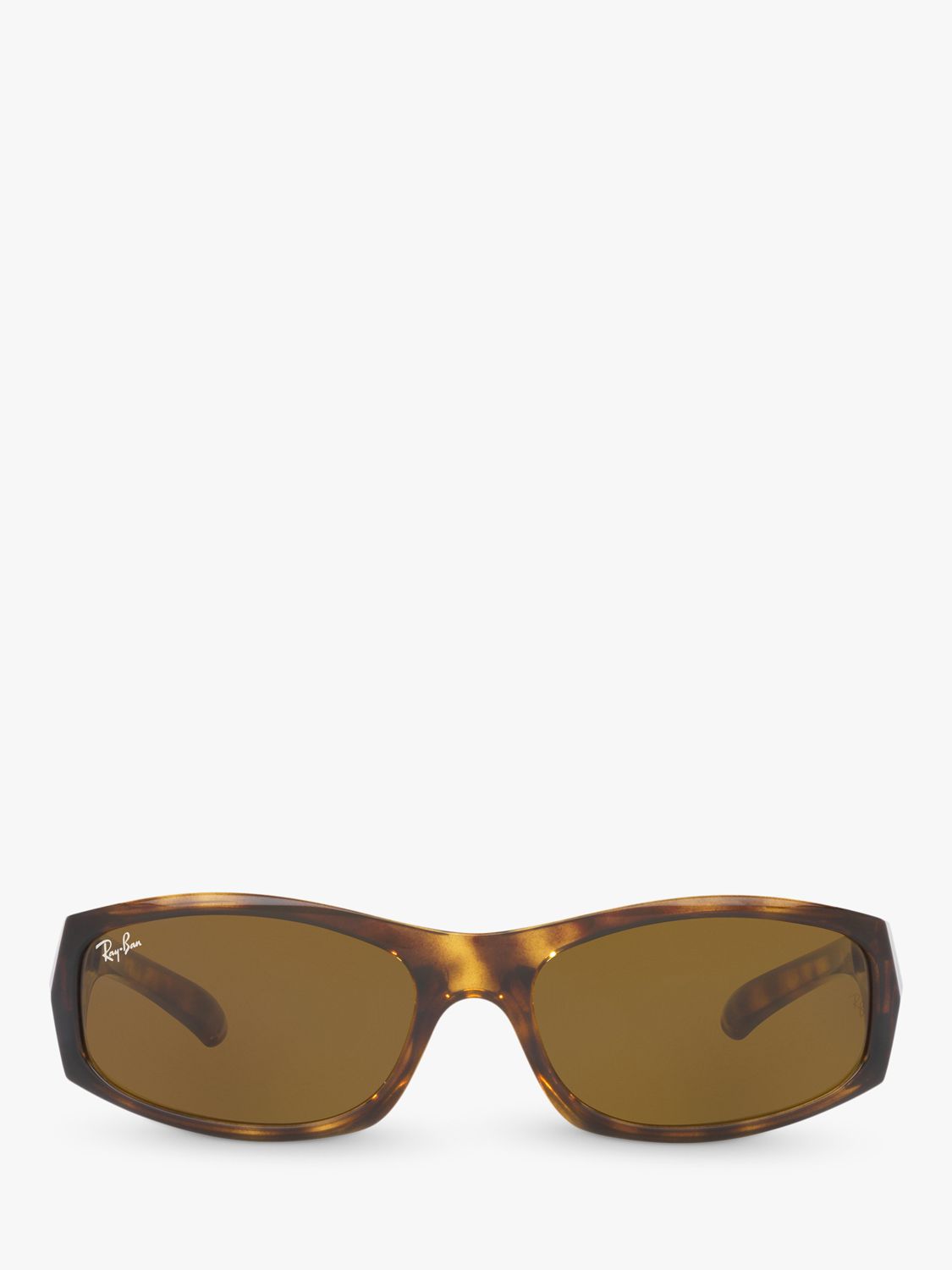 Buy Ray-Ban RB4093 Men's Rectangular Sunglassess, Havana/Brown Online at johnlewis.com