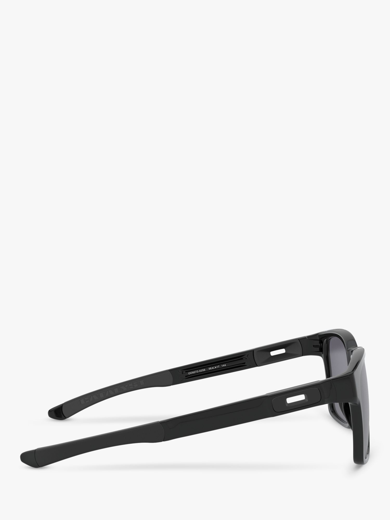 Oakley OO9272 Men's Catalyst Rectangular Sunglasses, Polished Black/Grey